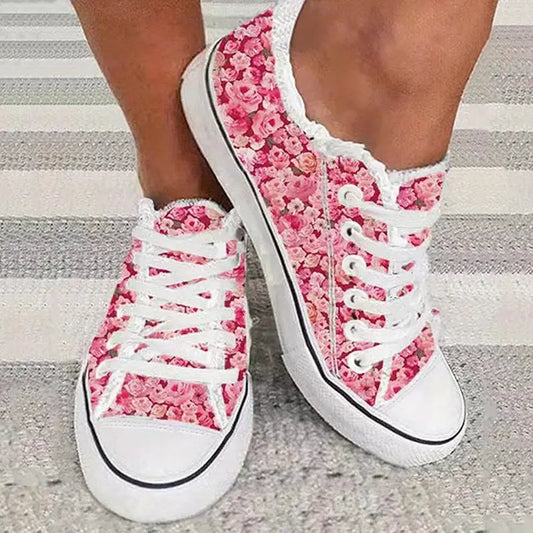 Bloemen Canvas Schoenen