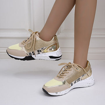 Pailletten Platform Sneakers