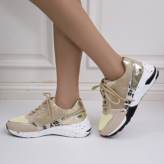 Pailletten Platform Sneakers