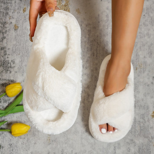 Platform Fuzzy Slipper