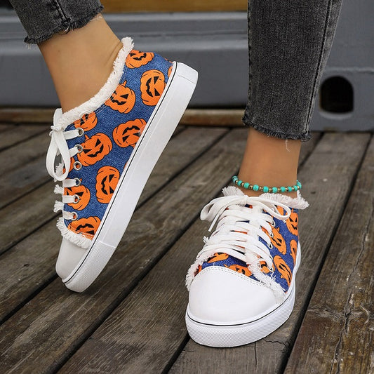 Pumpkin Canvas Schoenen