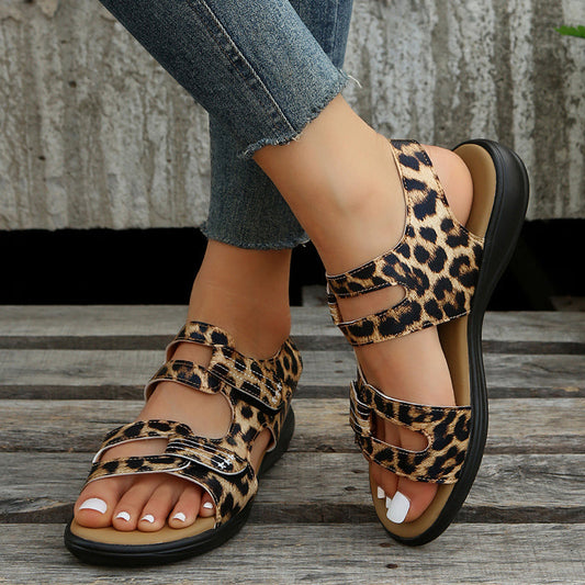 Sandalen Met Lage Hak Voor Casual Look