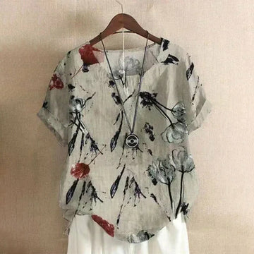 Casual Blouse Met Bloemenprint