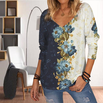 T-Shirt Met Bloemenprint