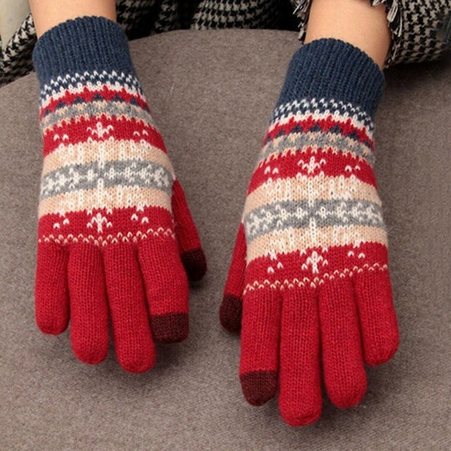 Warme Gebreide Handschoenen