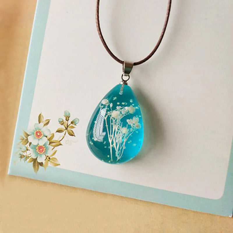 Lichtgevende Waterdruppel Hanger Ketting