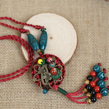 Vintage Etnische Hanger Ketting