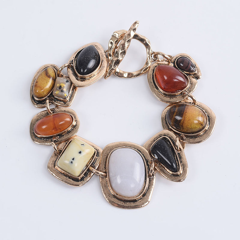 Vintage Armband Van Natuursteen