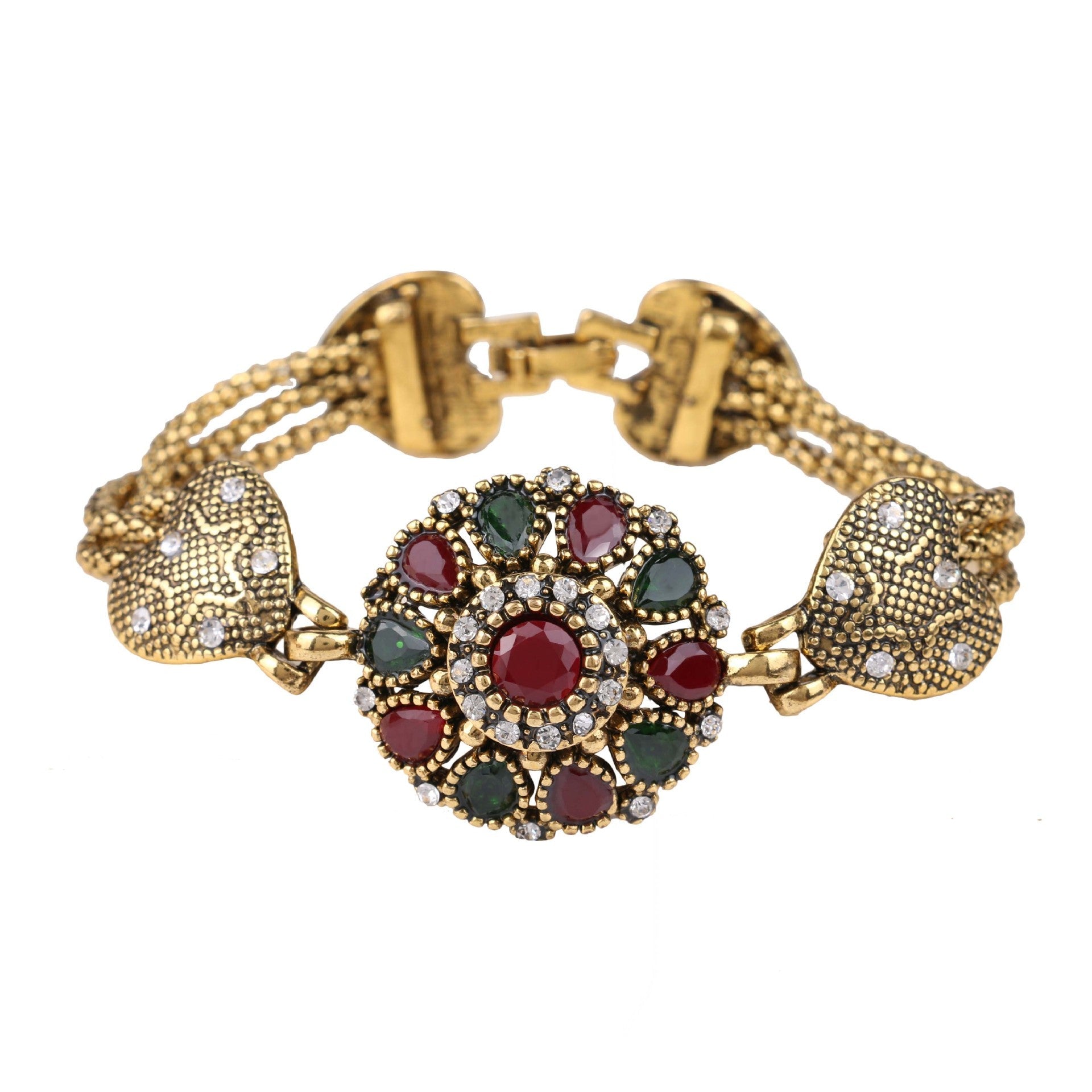 Kleurrijke Vintage Armband Van Natuursteen