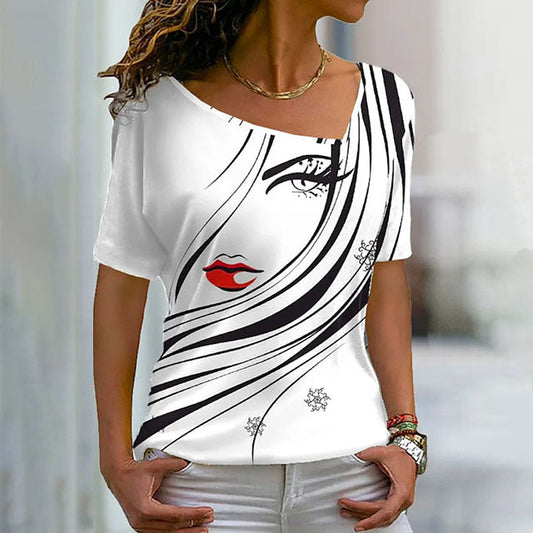 Casual Abstract T-Shirt