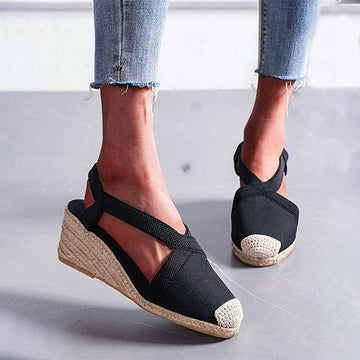 Casual Sandalen Met Sleehak