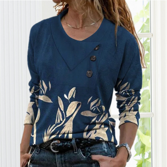 Casual Blouse Met Bloemenprint