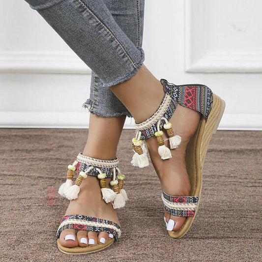 Vintage Casual Bohemien Sandalen