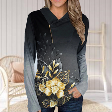 Casual Blouse Met Bloemenprint