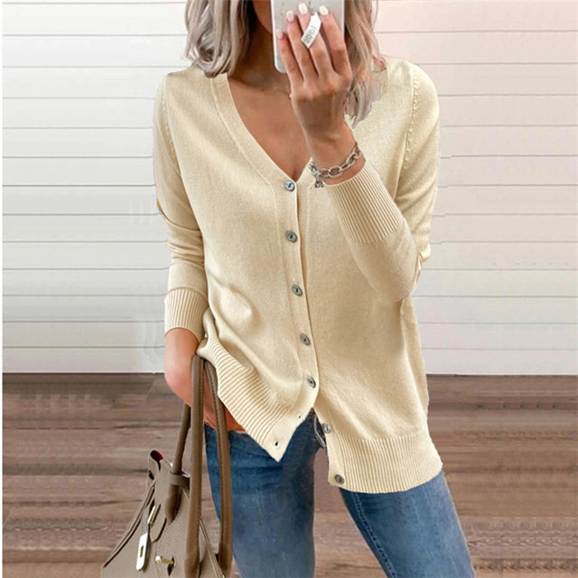 Effen Kleur Casual Gebreid Vest