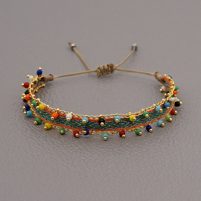 Boheemse Gevlochten Armband