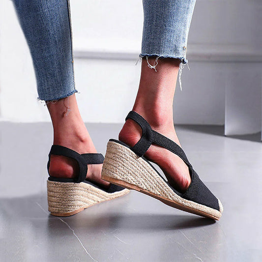 Casual Sandalen Met Sleehak