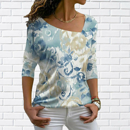 T-Shirt Met Bloemenprint