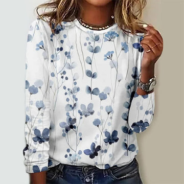 T-Shirt Met Bloemenprint