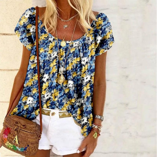 Bloemen Casual T-Shirt