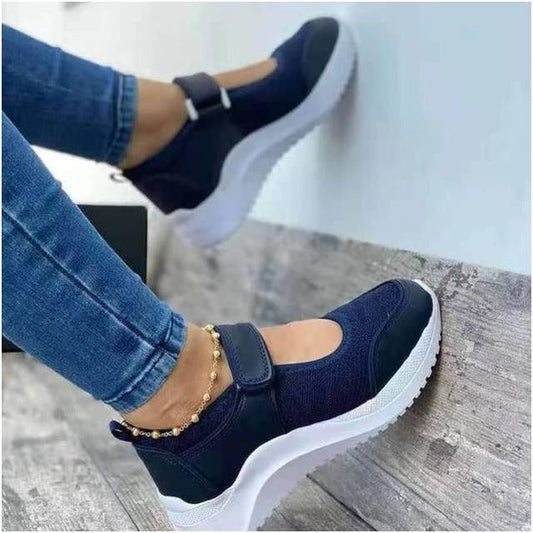 Mesh Platform Sneakers