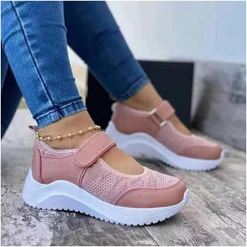 Mesh Platform Sneakers